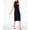 Black - black, variant on XOXO Womens Lace-Up Midi Dress, Grey, Large