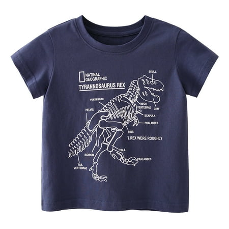 

Larisalt Toddler Boy Shirts Baby and Toddler Boys Short Sleeve Button Shirt Navy