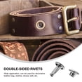 thumbnail image 4 of FRCOLOR Rivets for DIY 100 Sets Double-sided Rivets Leather Craft Rivet for DIY Leather Crafts Repair,0.24"X0.24"X0.31", 4 of 5