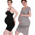 thumbnail image 5 of MANIFIQUE Shape Your Bump Seamless Maternity Shapewear for Dress, Pregnancy Postpartum Prevent Chafing Support-Underwear, 5 of 6