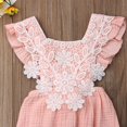 thumbnail image 4 of Newborn Baby Cute Jumpsuit Infant Girl Lace Ruffle Romper Bodysuit Clothes, 4 of 7