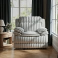 thumbnail image 2 of Roundhill Furniture Ardello Manual Recliner with Wide-Wale Corduroy Upholstery, Gray, 2 of 14