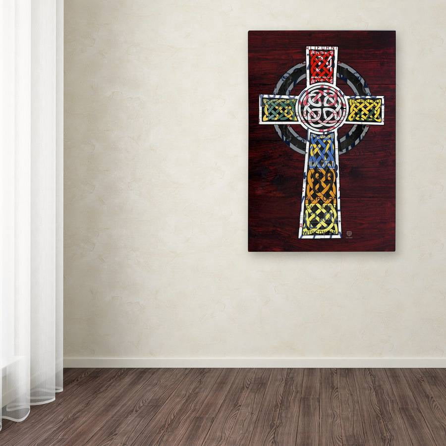 Trademark Fine Art 'Celtic Cross' Canvas Art by Design Turnpike