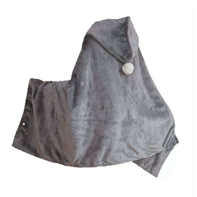 Toystoory Manta de oficina, tela suave, cómoda y ligera, cálida y suave, ideal para oficina y cama. Suministros térmicos Gris 85x150cm