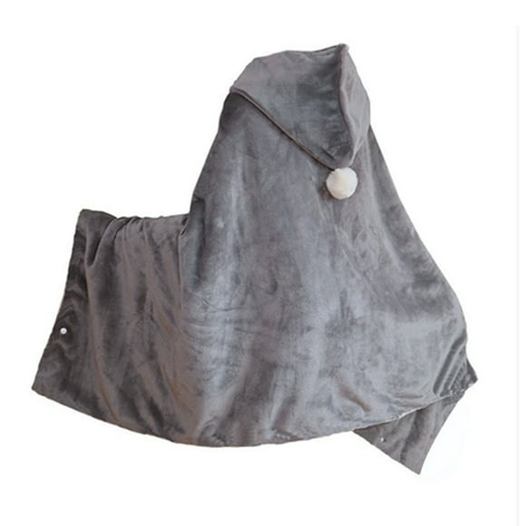 jesticaly Office Blanket, Soft Comfortable Plush Lightweight Blanket, Suitable Bed, Gray 85x150cm