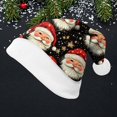 thumbnail image 4 of Rotm Christmas Elf Hat Christmas Leopard Print Santa Hat Novelty Xmas Holiday Hats Funny Plush Hat Festive Holiday Party Supplies for Unisex Adults Red,M, 4 of 5