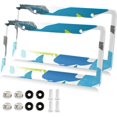 thumbnail image 2 of Coolnut Shark License Plate Frames 2pcs, Aluminum Universal Car License Plate Holder with Elliptical Hole for US Vehicles, 12"x 6", 2 of 7