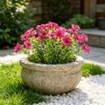 thumbnail image 5 of MMJ Artificial Flowers Bouquet Set of 2 Faux Outdoor UV Resistant for Patio Garden Porch Decor, 5 of 5