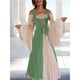 thumbnail image 5 of Disfraz Medieval Renacentista para Mujer, Cosplay Sobre Vestido Verde Hierba M, 5 of 7