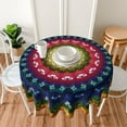 thumbnail image 6 of Mandala Round Tablecloth 60 Inch Waterproof Tablecloths Boho Table Cloth Decorative for Picnic Party Holiday Home Indoor Outdoor, 6 of 6