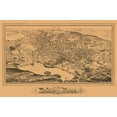 thumbnail image 2 of Unknown 14x11 White Modern Wood Framed Museum Art Print Titled - Woburn Massachusetts - 1883, 2 of 4