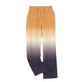 thumbnail image 2 of Blmnix Pajamas for Women Set Sleep Pants Fleece Pajamas Plus Size Pjs Yellow Wide-Leg Full Valentines Day Pjs,S, 2 of 5