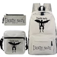 thumbnail image 2 of Death Note Anime Men's Backpack Pencil Bag Student Laptop Backpack Anime Death Note School Bag College Shoulder Bag 3pcs/set, 2 of 4