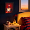thumbnail image 3 of Marvel Spider-Man Kids' Light-Up Wall Art, 11" x 15", 3 of 6