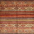 thumbnail image 1 of Ahgly Company Indoor Square Contemporary Brown Oriental Area Rugs, 7' Square, 1 of 6
