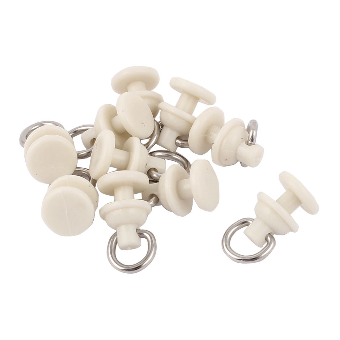 Rouleau De Rail De Rideau SOURCING MAP 8,5mm Diamètre Glisseur Roulette Roue Rail Voilage Store Plastique Blanc 8Pcs - Maison