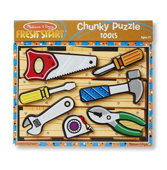 Melissa & Doug 3731 Chunky Puzzle Tools (7 Pieces) Walmart Canada