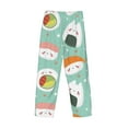 thumbnail image 4 of Kdxio Kawaii Sushi Print Men's Sleep Pajama Pant Lounge Pants with Pockets, 4 of 8