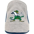 thumbnail image 5 of Girls Newborn Heather Gray Notre Dame Fighting Irish All Dolled Up Bodysuit, Skirt & Bootie Set, 5 of 6