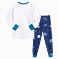thumbnail image 5 of Gibobby Toddler Boys Pajamas Boys Pajama Sets Soft Long Sleeve Fall Winter Sleepwear Sets 1t 2t 3t 4t 5t 6t Toddler Boys Clothes Toddler Boys Clothes,Sky Blue,Size 6-7 Years, 5 of 8