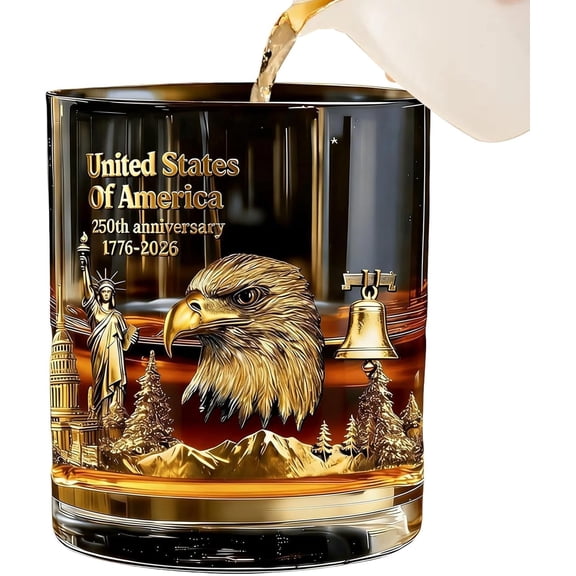 Generic 300ml Whiskey Rocks Glass Commemorative Drinking Cup