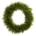thumbnail image 2 of RAZ Imports 24" Green Sedum Succulent Spring Wreath, 2 of 6