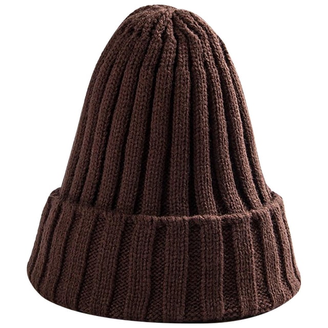 Sonducket Sombrero Unisex mezclas de algodón sólido cálido HIP HOP sombreros de punto hombres gorras de invierno mujeres Skullies gorros para Sombreros café ligero Sonducket AP000123-17