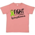 thumbnail image 3 of Inktastic Fight Lymphoma Lime Ribbon Boys or Girls Toddler T-Shirt, 3 of 5