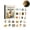 B, variant on Nativity Advent Calendar, 24‑Day Christmas Countdown Calendar with 24Pcs 2D Acrylic Hanging Ornaments, Nativity‑Themed Holiday Gift