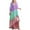 Purple, variant on Bigersell Dresses for Women 2023 Party Women's Summer Fashion V-Neck Short Sleeve Printed Swing Dress Homecoming Dresses Women Boho Dresses, Style 4407, Green XL