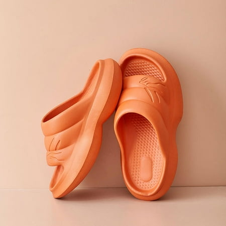 

Aueoeo Bedroom Slippers Women Ladies Slippers Women Anti-Slip Couple Sandals Open Toe Summer Slippers Casual Beach Shoes Clearance