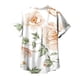 thumbnail image 5 of Fiudx Ropa de Mujer Camisa con Botones y Cuello Estampado Informal Regular de Manga Corta para Mujer, 5 of 5