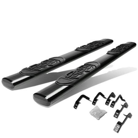 For 09-15 Dodge Ram Truck 1500 2500 3500 Quad Cab Sedan Carbon Steel 6" Side Step Nerf Bar Running Board Left+Right 10 11 12 13 14