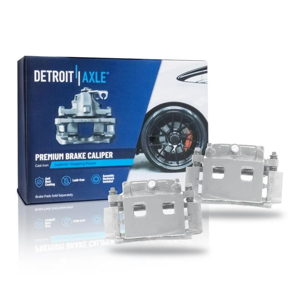 Detroit Axle - Pair Front Brake Calipers for 2003 Dodge Durango Brake Calipers w/Brackets Replacement