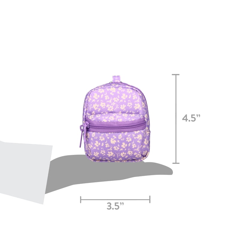 Pen+Gear Mini Lavender Backpack Charm, Purple, 3.55 inch  display picture 3