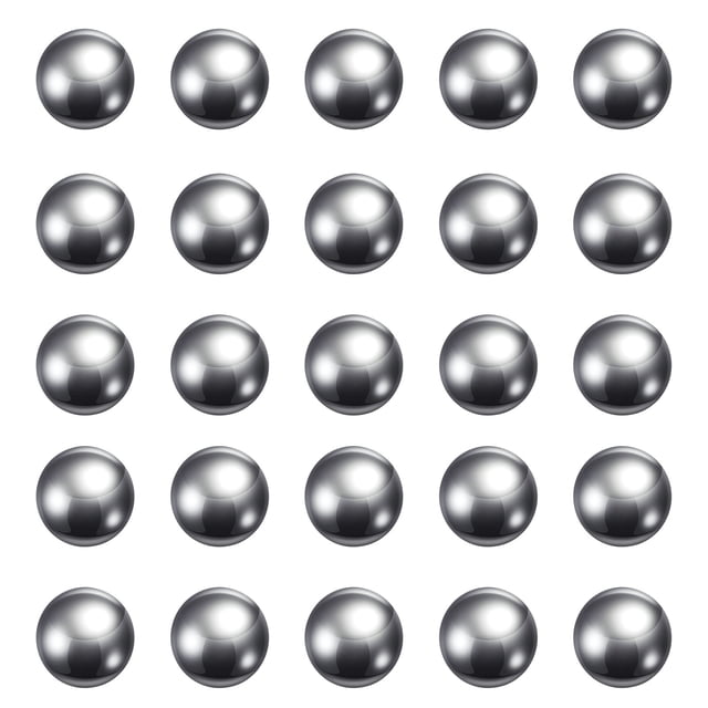 Unique Bargains Boules de Précision 11mm Diamètre 304 Acier Inoxydable pour Roulements 35 Pack