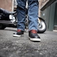 thumbnail image 4 of Milwaukee Leather MBM9102 Men's Black Leather with Red Shoe Lace Reinforced Street Riding Shoes w/ Ankle Support 10.5, 4 of 10