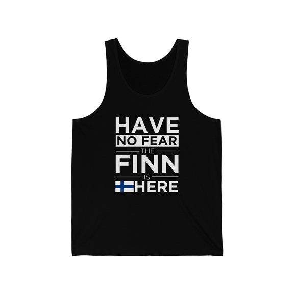 Have No Fear The Finn is here Pride Finland Pride Unisex Tank Top, XS-2XL