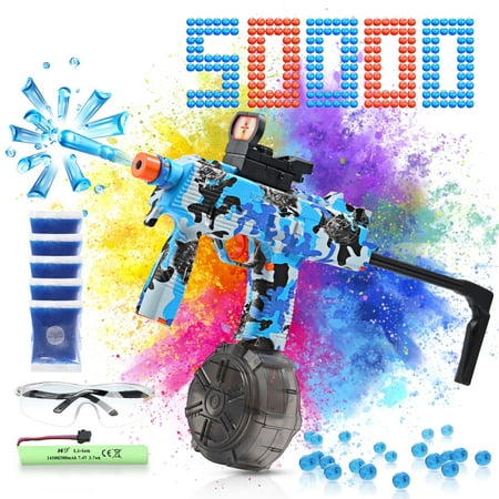 JoyStone Gel Ball Blaster with 50,000 Water Beads, 20.5" Large Water Blaster Toy for Outdoor Game Kids and Adults