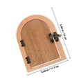 thumbnail image 2 of UPGRATOR Wall Decorations Socket Dust Protector Light Brown Wood 1Pcs Home Decor for Living Room, 2 of 5