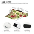 thumbnail image 4 of Easygdp Cherries and Ladybirds Stretchy Visor - Unisex Visor Hat for Men and Women, UPF 50 Sun Protection Visor, Ultra-Light, 4 of 8