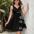 thumbnail image 3 of Heartagram Shower Dress Summer Street Style Dresses Female Sleeveless Printed Sundress, 3 of 7