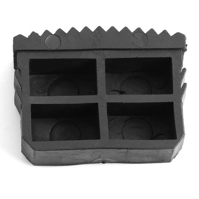 2 pièces/paire de pieds d'échelle, caoutchouc antidérapant de remplacement escabeau pieds tapis de pied coussin semelle bonne adhérence au sol noir pour échelle en aluminium