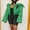 Green, variant on EGNMCR Womens Long Puffer Coat, Long Sleeve Padded Winter Down Coats, Hooded Parka Jacket Women's Fleece Jacket Windproof Warm Fleece Patchwork Collar Jacket Women Coat