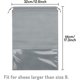 thumbnail image 2 of 15 Pices (gris Clair) Sac Chaussures De Voyage, Grand Sac De Rangement Pour Chaussures, Non-tiss Avec Fentre Transparente Pour Homme Et Femme, 2 of 5