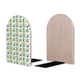 thumbnail image 2 of Lsque St. Patrick's day Printed Wood Bookends,Non-Skid Bookend for Shelves,Heavy Duty Support Bookends,Non-Slip Foam Pads for Office, Home, and Library,1 Pair, 2 of 8