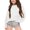 0#$-White589, variant on Hiijoy Sweatshirt for Girl Casual Letter Print Crewneck Long Sleeve Pullover, Black, Sizes 3-14
