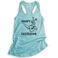 thumbnail image 1 of Happy Easterawr Dinosaur Tank Top, Ladies Racerback Tank Top, Easter Tank, Dinosaur Tank, Cancun, Medium, 1 of 3