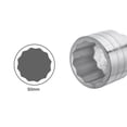 thumbnail image 4 of Unique Bargains 50mm 12 Point Shallow Socket 3/4' Drive Standard Metric Chromium Vanadium Steel, 4 of 5