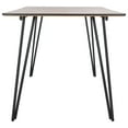 thumbnail image 6 of SAFAVIEH Lexzandra Scandinavian Dining Table, Natural/Black (47.2 in. W x 31.5 in. D x 29.9 in. H), 6 of 10